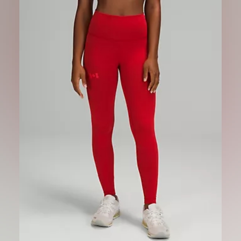 Team Canada Wunder Train High-Rise Tight 28" *COC Logo Crimson Size 16